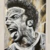 del piero dipinto su tela quadro sabart